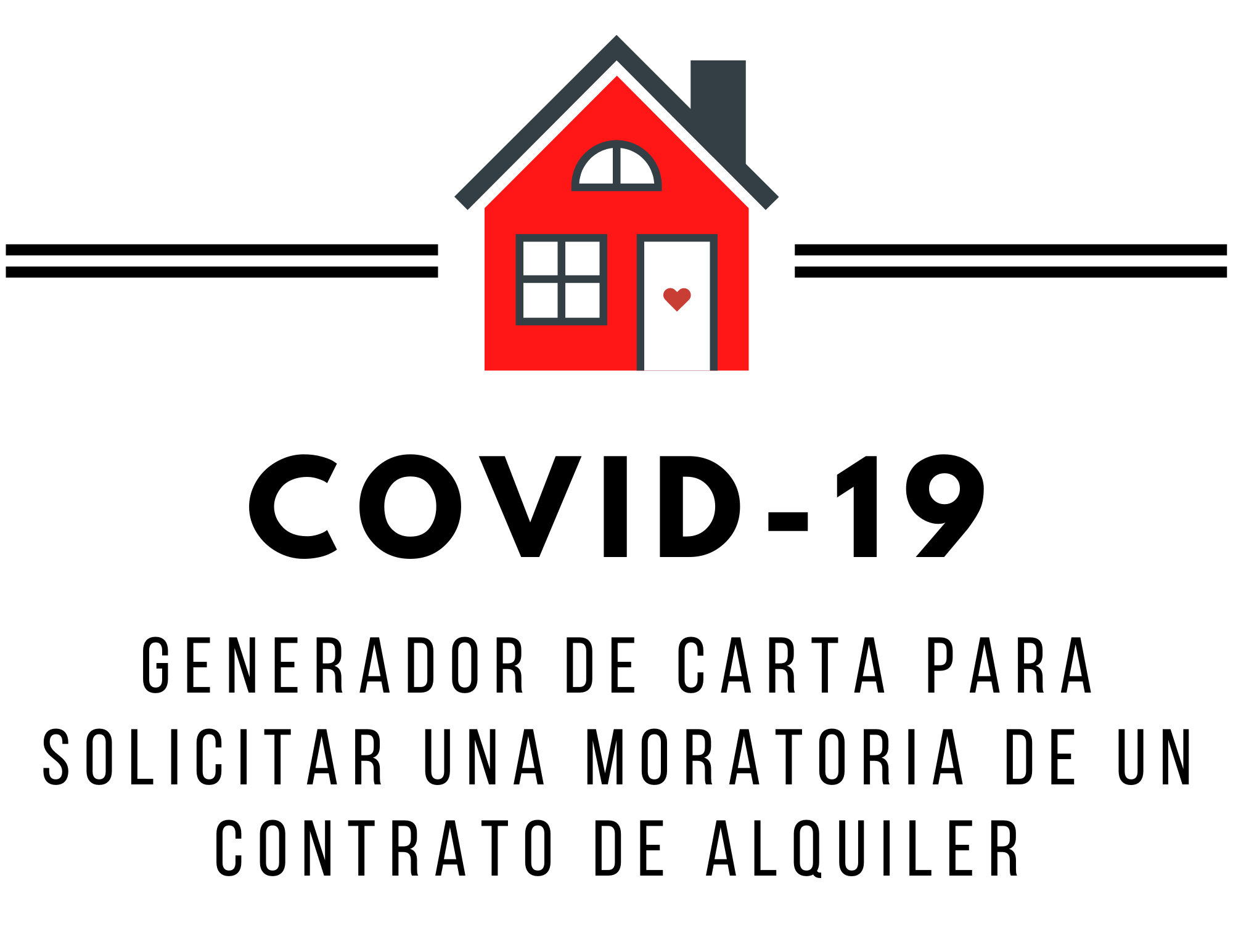 COVID-19 - Carta de Moratoria para Alquiler